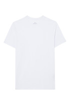 Circle Logo Stretch Cotton T-Shirt